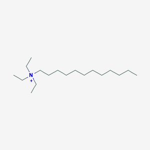 molecular formula C18H40N+ B100650 N,N,N-Triethyl-1-dodecylammonium CAS No. 18144-34-8