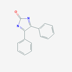 molecular formula C15H10N2O B100654 4,5-Diphenyl-2H-imidazol-2-one CAS No. 18054-62-1