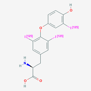 molecular formula C15H12I3NO4 B100677 Liothyronine I-125 CAS No. 15785-49-6