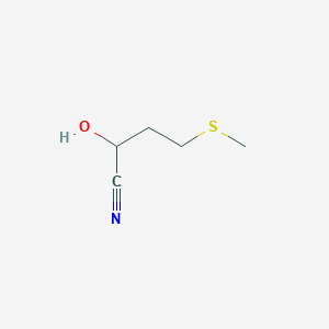 Butanenitrile, 2-hydroxy-4-(methylthio)-