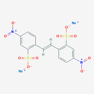 Benzenesulfonic acid, 2,2'-(1,2-ethenediyl)bis(5-nitro-, sodium salt