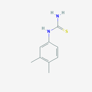 molecular formula C9H12N2S B100690 (3,4-Dimethylphenyl)thiourea CAS No. 16738-18-4