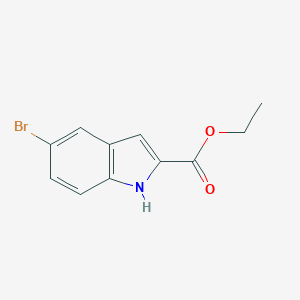 molecular formula C11H10BrNO2 B100692 ethyl 5-bromo-1H-indole-2-carboxylate CAS No. 16732-70-0
