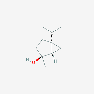 molecular formula C10H18O B100697 cis-(+/-)-4-Thujanol CAS No. 15537-55-0