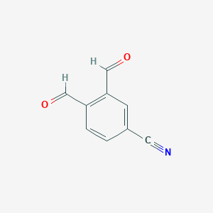 molecular formula C9H5NO2 B100704 3,4-Diformylbenzonitrile CAS No. 19047-20-2