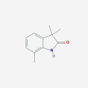 molecular formula C11H13NO B100706 3,3,7-Trimethyloxindole CAS No. 19501-89-4