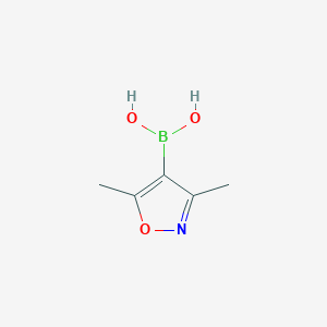 molecular formula C5H8BNO3 B100710 3,5-Dimethylisoxazole-4-boronic acid CAS No. 16114-47-9