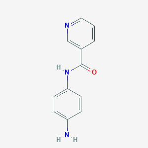 molecular formula C12H11N3O B100712 N-(4-氨基苯基)烟酰胺 CAS No. 19060-64-1