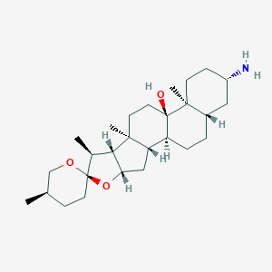 molecular formula C27H45NO3 B100719 25-Isopaniculidine CAS No. 16577-35-8