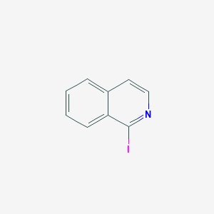 molecular formula C9H6IN B010073 1-碘异喹啉 CAS No. 19658-77-6