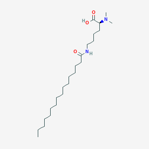 molecular formula C24H48N2O3 B100730 N2,N2-Dimethyl-N6-palmitoyl-DL-lysine CAS No. 17196-50-8