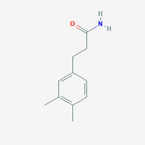 molecular formula C11H15NO B100734 3-(3,4-Dimethylphenyl)propanamide CAS No. 17283-13-5