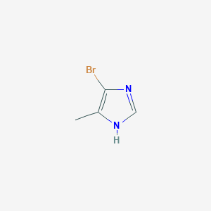 molecular formula C4H5BrN2 B100736 4-Bromo-5-methyl-1H-imidazole CAS No. 15813-08-8