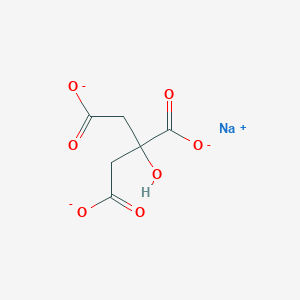 molecular formula (a)C6H7O7Na (anhydrous)<br>NaC6H7O7<br>C6H7NaO7 B100738 Monosodium citrate CAS No. 18996-35-5