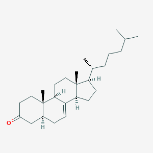 molecular formula C27H44O B100744 5alpha-Cholest-7-en-3-one CAS No. 15459-85-5