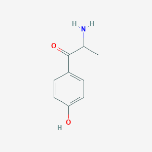 molecular formula C9H11NO2 B100745 2-Amino-4'-hydroxypropiophenone CAS No. 18259-42-2
