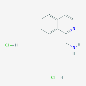 molecular formula C10H12Cl2N2 B100747 1-Isoquinolin-1-ylmethanamine dihydrochloride CAS No. 19382-38-8