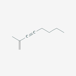molecular formula C9H14 B100749 2-甲基-1-辛烯-3-炔 CAS No. 17603-76-8