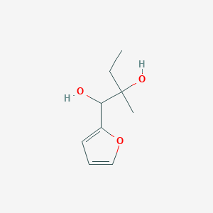molecular formula C9H14O3 B100752 1-(2-Furyl)-2-methyl-1,2-butanediol CAS No. 18927-21-4