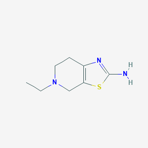 molecular formula C8H13N3S B100757 5-Ethyl-4,5,6,7-tetrahydro-thiazolo[5,4-c]pyridin-2-ylamine CAS No. 17899-49-9
