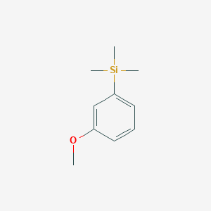 molecular formula C10H16OSi B100760 3-(三甲基硅基)苯甲醚 CAS No. 17876-90-3