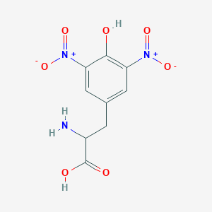 molecular formula C9H9N3O7 B100771 3,5-二硝基酪氨酸 CAS No. 18386-16-8