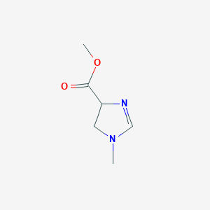 molecular formula C6H10N2O2 B100774 Methyl 1-methyl-2-imidazoline-4-carboxylate CAS No. 17289-17-7