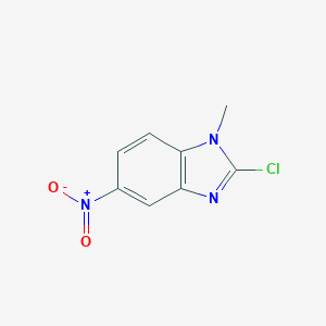 molecular formula C8H6ClN3O2 B100776 2-chloro-1-methyl-5-nitro-1H-1,3-benzodiazole CAS No. 15965-66-9