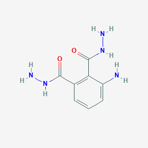 molecular formula C8H11N5O2 B100806 3-Aminobenzene-1,2-dicarbohydrazide CAS No. 16031-26-8
