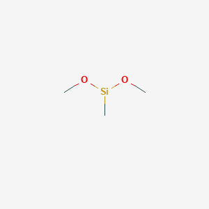 molecular formula C3H9O2Si B100820 二甲氧基(甲基)硅烷 CAS No. 16881-77-9