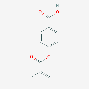 molecular formula C11H10O4 B100828 p-Methacryloyloxybenzoic acid CAS No. 15721-10-5