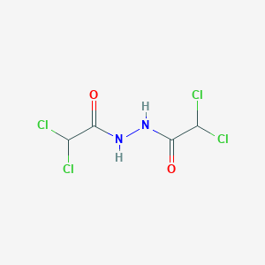 molecular formula C4H4Cl4N2O2 B100837 1,2-Bis(dichloroacetyl)hydrazine CAS No. 16054-41-4