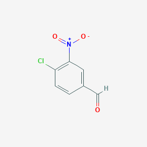 molecular formula C7H4ClNO3 B100839 4-Chloro-3-nitrobenzaldehyde CAS No. 16588-34-4