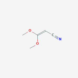 molecular formula C5H7NO2 B100843 3,3-Dimethoxyprop-2-enenitrile CAS No. 15732-02-2