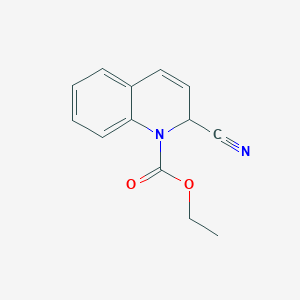 molecular formula C13H12N2O2 B100848 Ethyl 2-cyano-1(2H)-quinolinecarboxylate CAS No. 17954-23-3