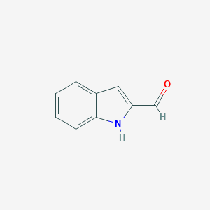 molecular formula C9H7NO B100852 1H-Indole-2-carbaldehyde CAS No. 19005-93-7