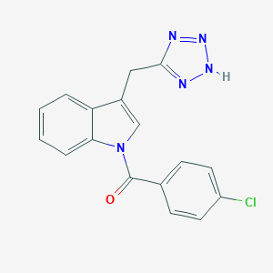 molecular formula C17H12ClN5O B100856 Intrazole CAS No. 15992-13-9