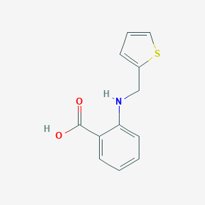 molecular formula C12H11NO2S B100859 2-[(2-Thienylmethyl)amino]benzoic acid CAS No. 18210-20-3