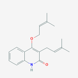 molecular formula C19H23NO2 B100867 Buchapine deriv. CAS No. 18118-29-1