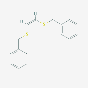 molecular formula C16H16S2 B100869 cis-1,2-Bis(benzylthio)ethylene CAS No. 16906-37-9