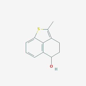 molecular formula C12H12OS B100871 3H-Naphtho[1,8-bc]thiophene-5-ol, 4,5-dihydro-2-methyl- CAS No. 18992-54-6