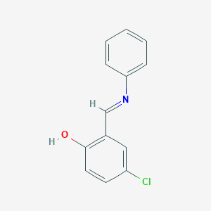 molecular formula C13H10ClNO B100874 5-Chlorosalicylidene aniline CAS No. 15597-76-9