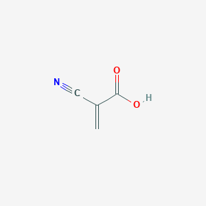 molecular formula C4H3NO2 B100875 2-氰基丙烯酸 CAS No. 15802-18-3