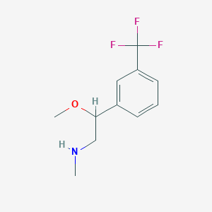 molecular formula C11H14F3NO B100881 Fludorex CAS No. 15221-81-5