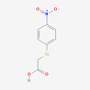molecular formula C8H7NO4Se B100884 [(p-Nitrophenyl)seleno]acetic acid CAS No. 17893-55-9