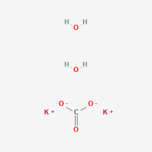molecular formula CH4K2O5 B100898 Potassium carbonate dihydrate CAS No. 16799-90-9