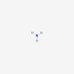molecular formula NH3<br>H3N B100902 Nitrogen, atomic CAS No. 17778-88-0