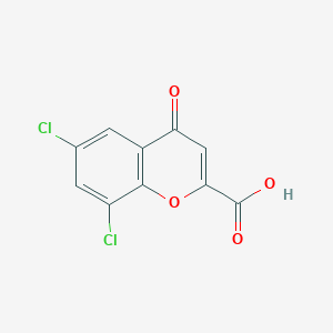 molecular formula C10H4Cl2O4 B100909 6,8-Dichlorochromone-2-carboxylic acid CAS No. 16722-38-6