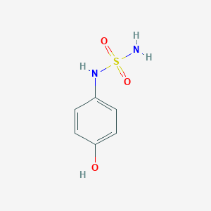 molecular formula C6H8N2O3S B010091 N-(4-HYDROXYPHENYL)AMINOSULFONAMIDE CAS No. 110799-26-3