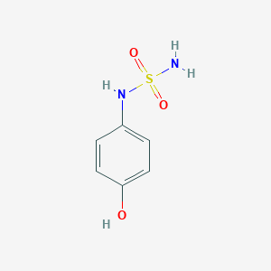 molecular formula C6H8N2O3S B010091 N-(4-hydroxyphenyl)sulfamide CAS No. 110799-26-3